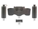 Knorr-Bremse SK7, SL7, SM7, SN6, SN7, ST7 Caliper Bridge and calibration bolt kit Mercedes Benz, Iveco, DAF, Dana Spicer, Fruehauf, MAN, BPW, Gigant, SAF, Schmitz, SMB, Erf, Hendrickson, Toughline, BMC, Kamaz, ZF, EvoBus, Neoplan, RABA, Transbus, Scania, Dennis, Bova, Van Hool